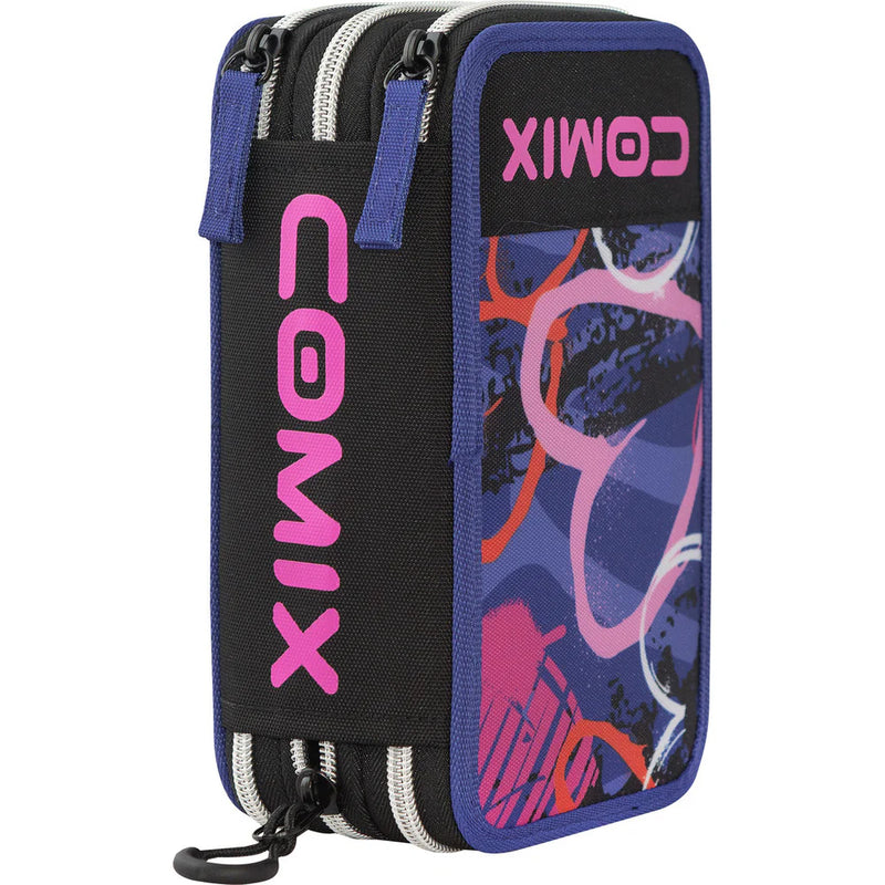Astuccio 3 Zip Comix Wbs Spray Heart