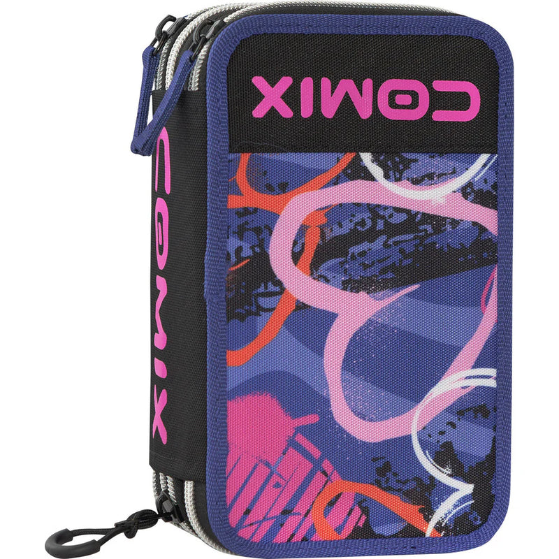 Astuccio 3 Zip Comix Wbs Spray Heart