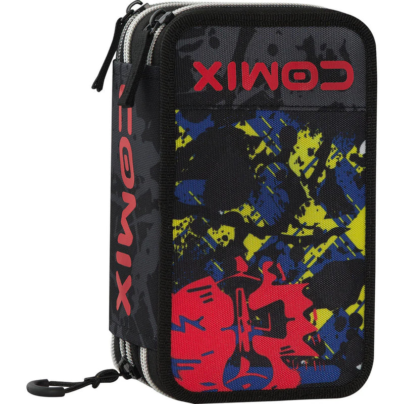 Astuccio 3 Zip Comix Wbs Skull