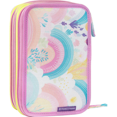 Astuccio 3 Zip Unicorno Mofumofu