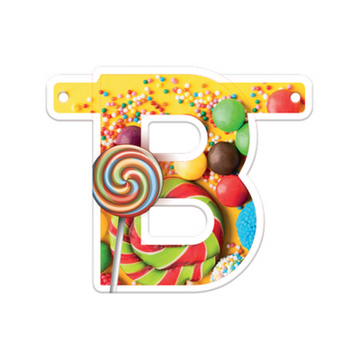 Festone Buon Compleanno Candy XL 280 x 15 cm