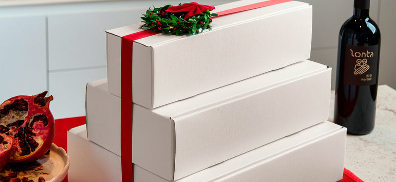 Cesto Incollato Fibra Bianco 400 x 300 x 120 mm