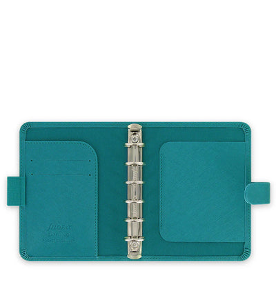 Organizer Filofax Saffiano Pocket Acquamarine con Planner Annuale non Datato