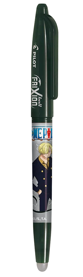 Penna a Sfera Frixion Ball One Piece Sanji con Punta 0,7 mm Nero