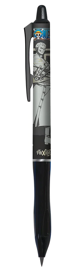 Penna a Sfera Frixion Ball+ One Piece Zoro con Punta 0,7 mm a Scatto Nero