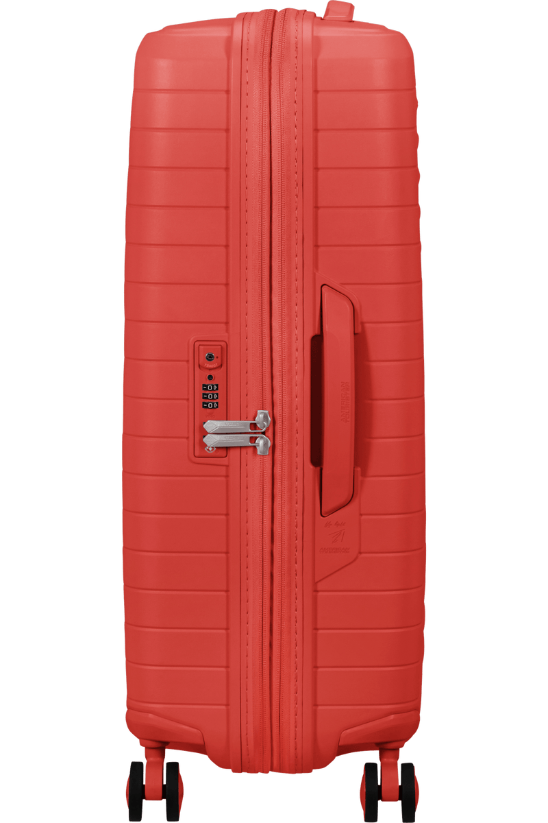 Valigia Media Espandibile American Tourister Fastforward Spinner con TSA 68 cm Sunset Coral