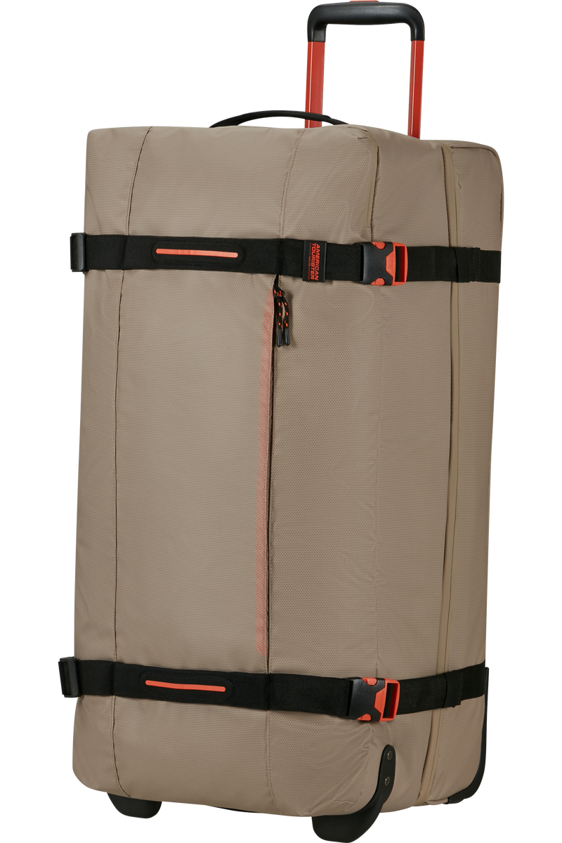 Borsone con Ruote American Tourister Urban Track L Coated Beige e Orange
