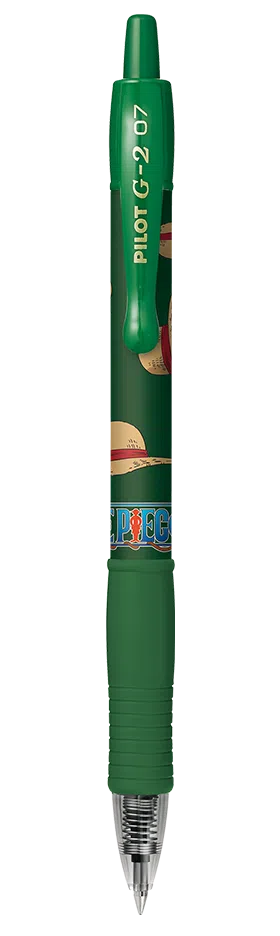 Penna a Sfera Pilot G-2 One Piece con Punta 0,7 mm a Scatto Verde