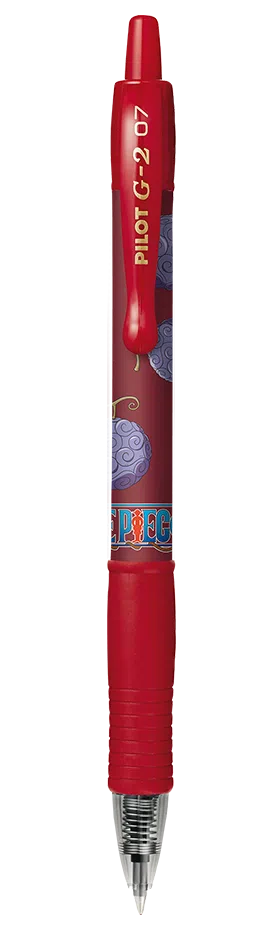 Penna a Sfera Pilot G-2 One Piece con Punta 0,7 mm a Scatto Rosso