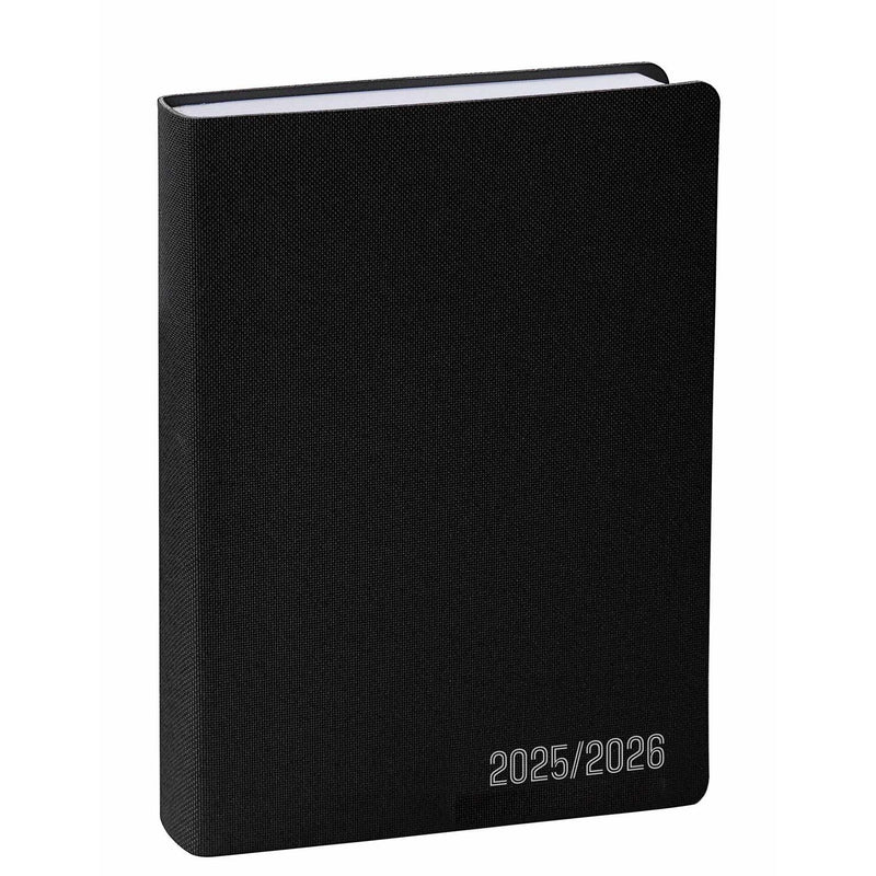 Agenda 12 Mesi Scolastica Giornaliera Quo Vadis EuroTextAgenda Galaxy 2025/2026 Nero 12 x 17 cm