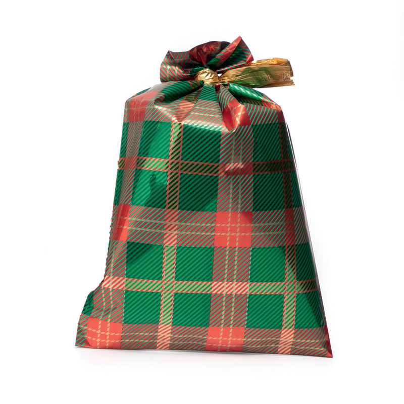 Busta in PPL Metal con Fondo Piatto Glasgow Verde 16 x 25 cm - 10 pezzi