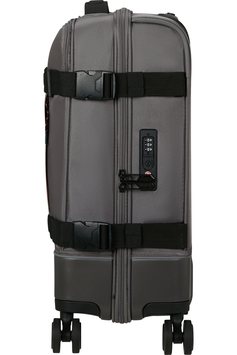 Valigia Morbida da Cabina American Tourister Urban Track Spinner con TSA Dark Grey