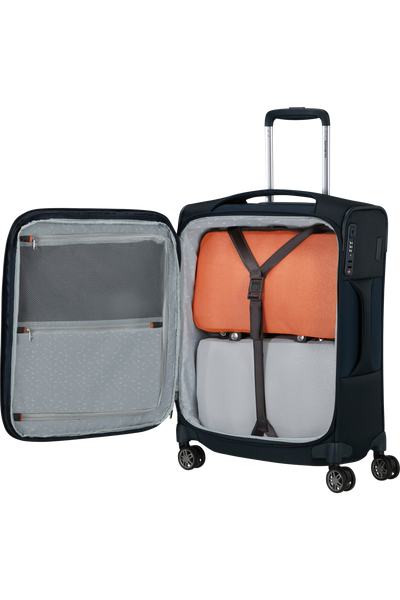 Valigia da Cabina Morbida Espandibile Samsonite Re-Lite Spinner 55 cm Midnight Blue