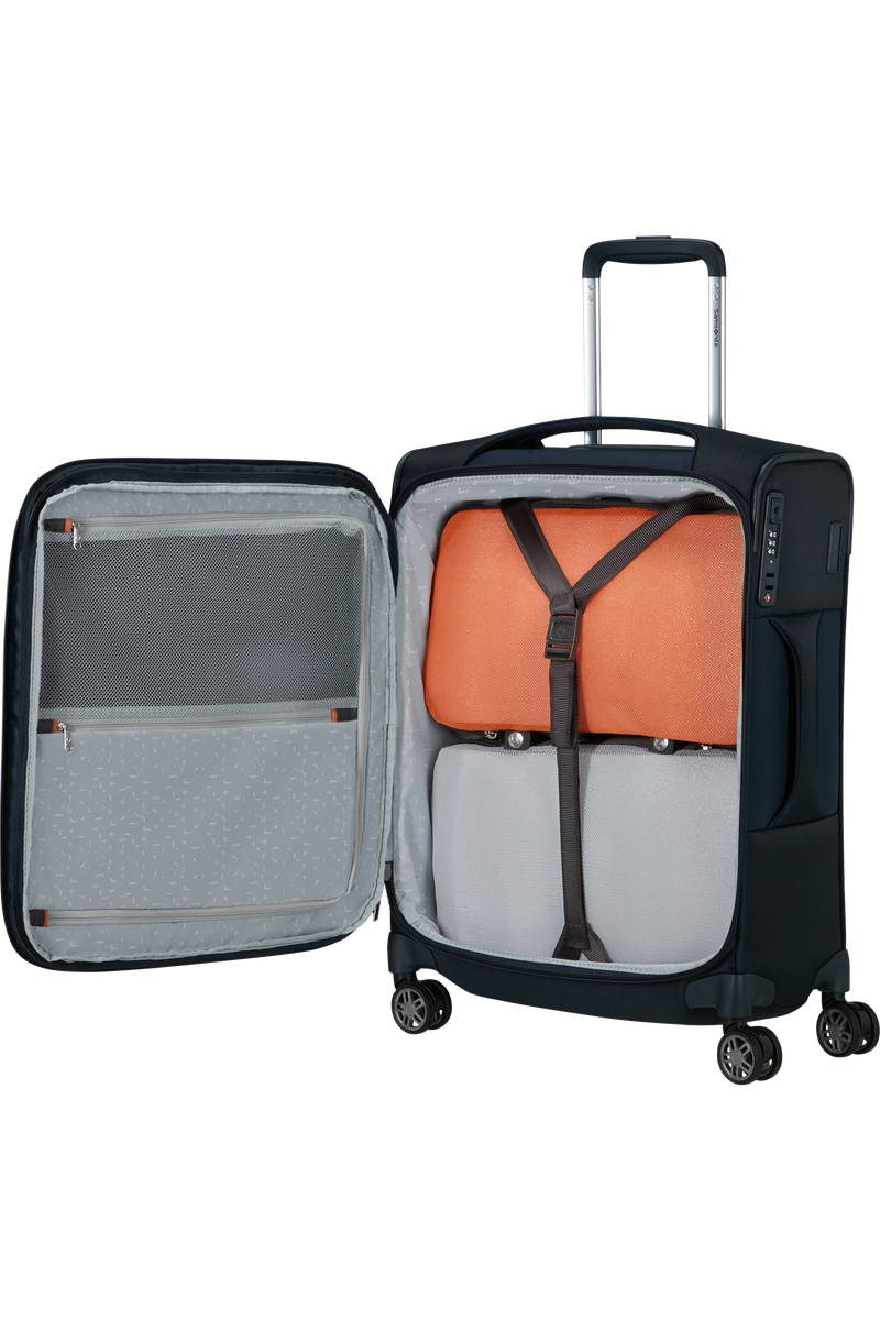 Valigia da Cabina Morbida Espandibile Samsonite Re-Lite Spinner 55 cm Midnight Blue