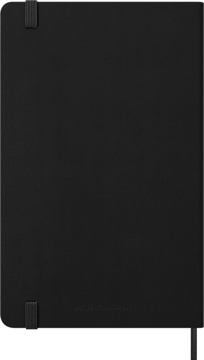 Agenda 12 Mesi Giornaliera Moleskine Large con Copertina Rigida Nero 2026