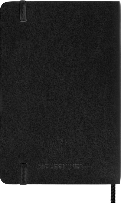 Agenda 12 Mesi Giornaliera Moleskine Pocket con Copertina Morbida Nero 2026
