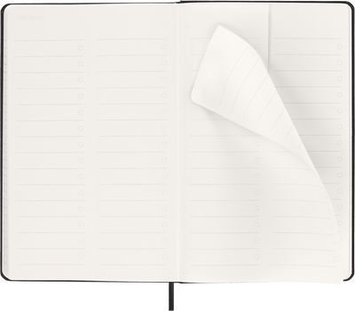 Agenda 12 Mesi Pro Settimanale Verticale Moleskine Large con Copertina Rigida Nero 2026
