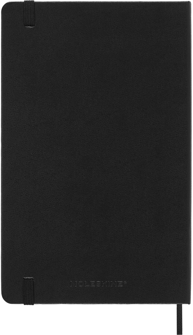 Agenda 12 Mesi Pro Settimanale Verticale Moleskine Large con Copertina Rigida Nero 2026