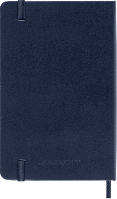 Agenda 12 Mesi Settimanale Moleskine Pocket con Copertina Rigida Blu Zaffiro 2026