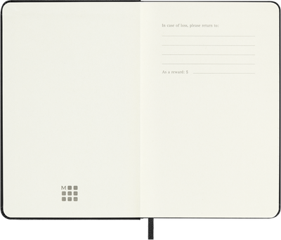 Agenda 12 Mesi Settimanale Moleskine Pocket con Copertina Rigida Nero 2026