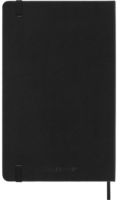 Agenda 12 Mesi Settimanale Verticale Moleskine Large con Copertina Rigida Nero 2026
