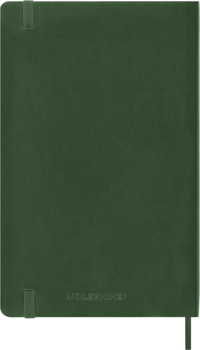 Agenda 12 Mesi Settimanale Moleskine Large con Copertina Morbida Verde Mirto 2026
