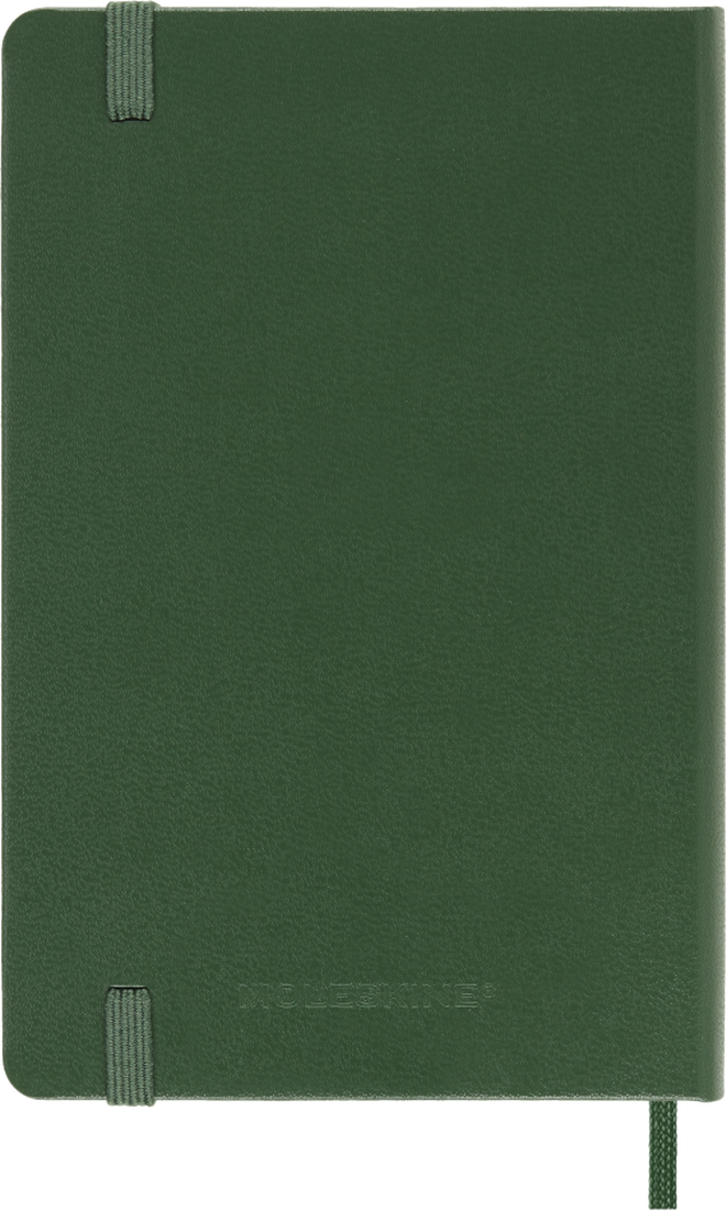 Agenda 12 Mesi Settimanale Moleskine Pocket con Copertina Rigida Verde Mirto 2026