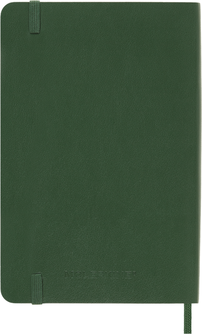 Agenda 12 Mesi Settimanale Moleskine Pocket con Copertina Morbida Verde Mirto 2026