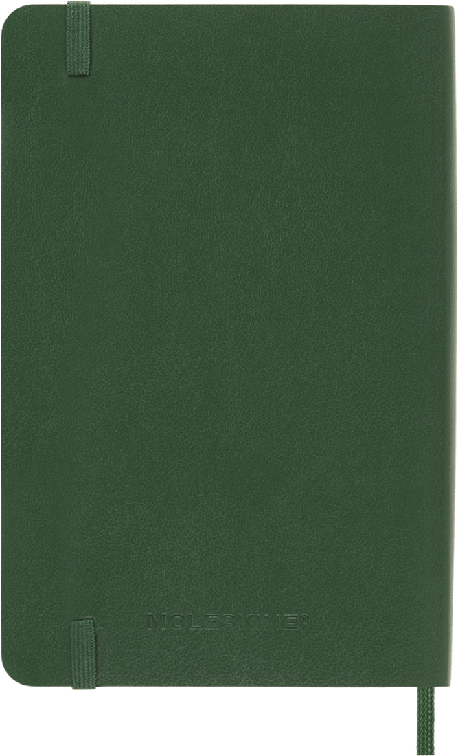 Agenda 12 Mesi Settimanale Moleskine Pocket con Copertina Morbida Verde Mirto 2026