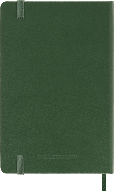 Agenda 12 Mesi Giornaliera Moleskine Pocket con Copertina Rigida Verde Mirto 2026