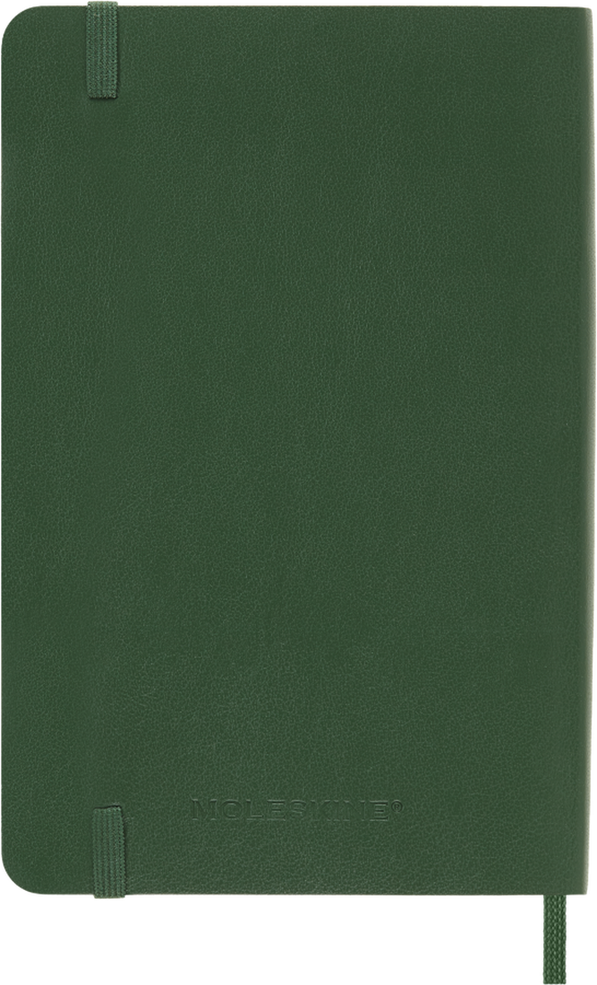 Agenda 12 Mesi Giornaliera Moleskine Pocket con Copertina Morbida Verde Mirto 2026