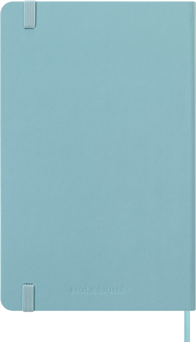 Agenda 12 Mesi Settimanale Moleskine Large con Copertina Rigida Aquamarina 2026
