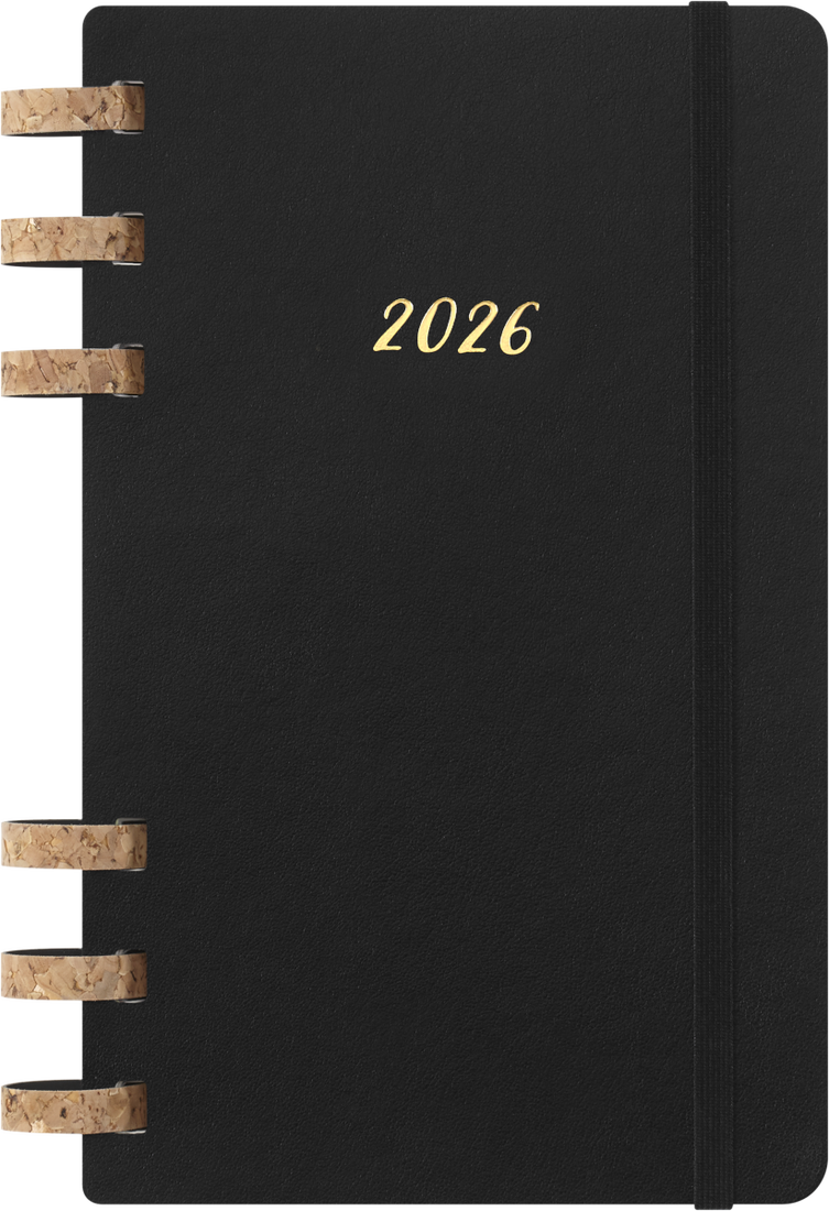Agenda 12 Mesi Settimanale Moleskine Large Life Planner con Copertina Morbida e Spirale Nero 2026