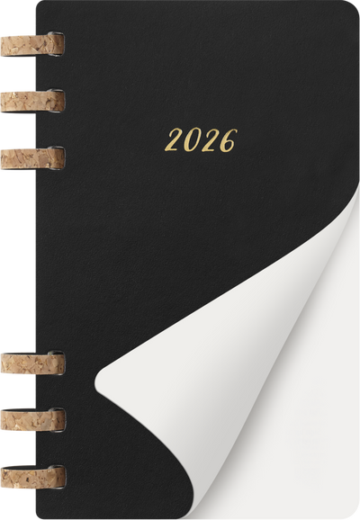 Agenda 12 Mesi Settimanale Moleskine Large Life Planner con Copertina Morbida e Spirale Nero 2026