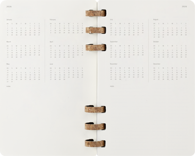 Agenda 12 Mesi Settimanale Moleskine Large Life Planner con Copertina Morbida e Spirale Nero 2026