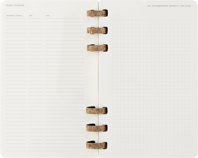 Agenda 12 Mesi Settimanale Moleskine Large Life Planner con Copertina Morbida e Spirale Nero 2026