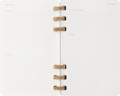 Agenda 12 Mesi Settimanale Moleskine Large Life Planner con Copertina Morbida e Spirale Nero 2026
