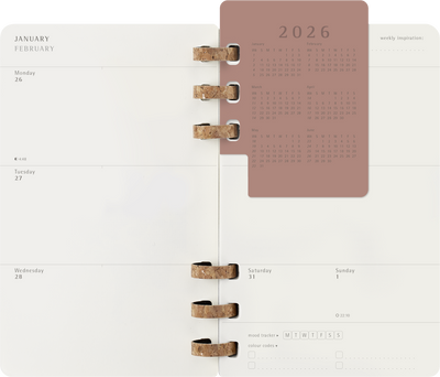 Agenda 12 Mesi Settimanale Moleskine Large Life Planner con Copertina Morbida e Spirale Nero 2026