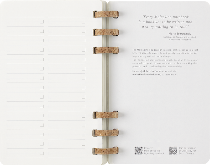 Agenda 12 Mesi Settimanale Moleskine Large Life Planner con Copertina Morbida e Spirale Nero 2026