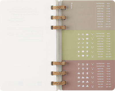 Agenda 12 Mesi Settimanale Moleskine Large Life Planner con Copertina Morbida e Spirale Nero 2026