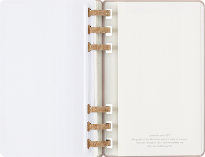 Agenda 12 Mesi Settimanale Moleskine Large Life Planner con Copertina Rigida e Spirale Almond 2026