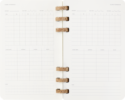 Agenda 12 Mesi Settimanale Moleskine Student Life Large con Copertina Morbida e Spirale Nero 2025/2026