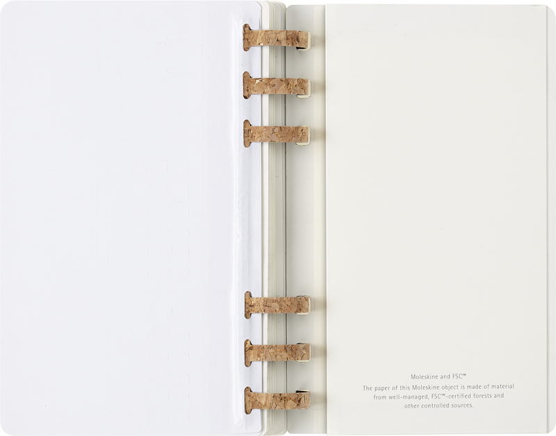Agenda 12 Mesi Settimanale Moleskine Student Life Large con Copertina Morbida e Spirale Nero 2025/2026