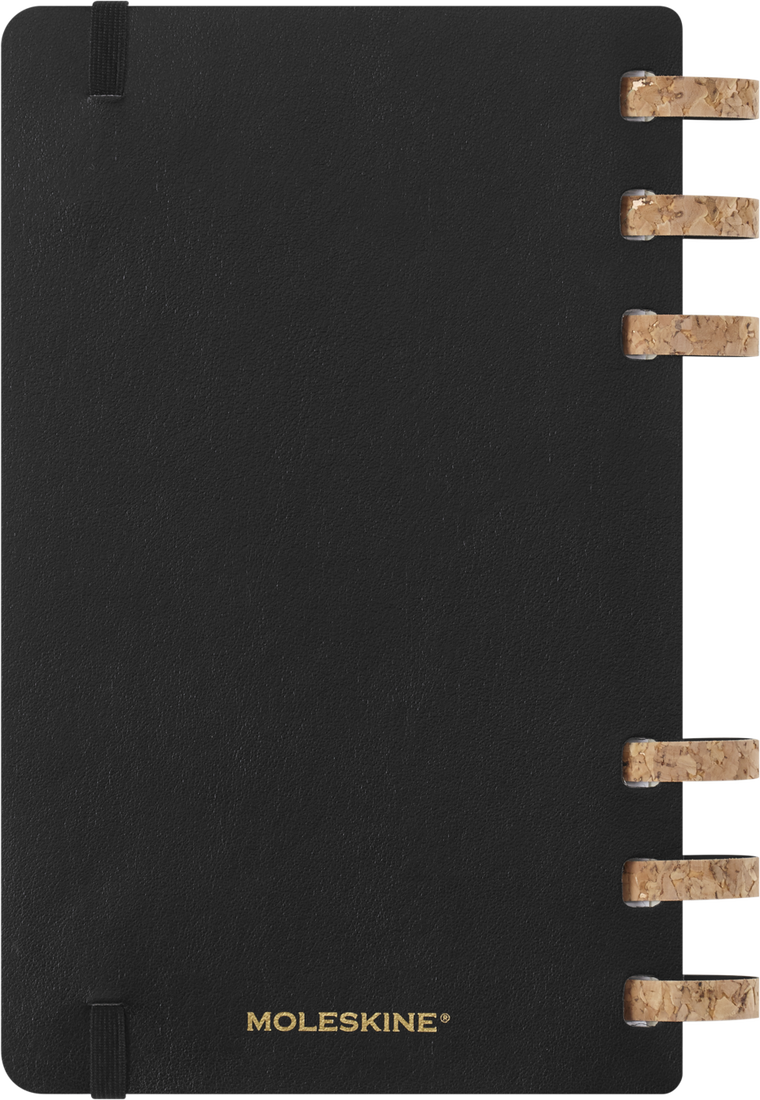 Agenda 12 Mesi Settimanale Moleskine Student Life Large con Copertina Morbida e Spirale Nero 2025/2026