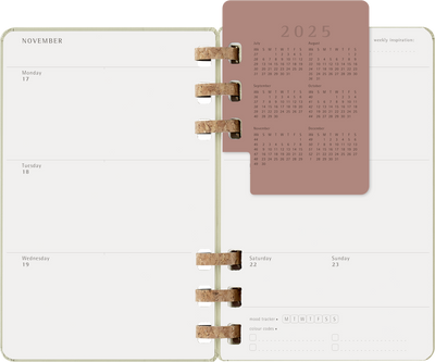 Agenda 12 Mesi Settimanale Moleskine Student Life Large con Copertina Rigida e Spirale Verde Kiwi 2025/2026
