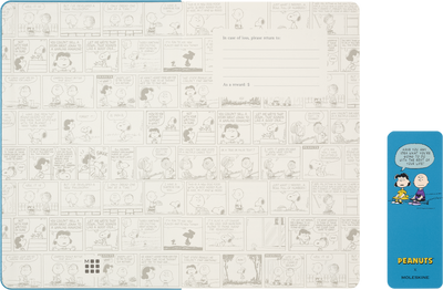 Agenda 18 Mesi Settimanale Moleskine Peanuts Blue Reef Large con Copertina Rigida 2026