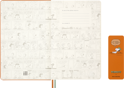 Agenda 12 Mesi Settimanale Moleskine Peanuts Snoopy Large con Copertina Rigida 2026