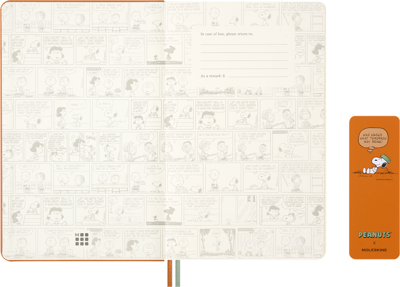 Agenda 12 Mesi Settimanale Moleskine Peanuts Snoopy Large con Copertina Rigida 2026