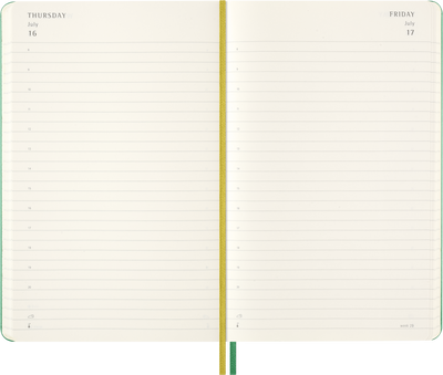 Agenda 12 Mesi Giornaliera Moleskine Peanuts Charlie Brown & Snoopy Large con Copertina Rigida 2026