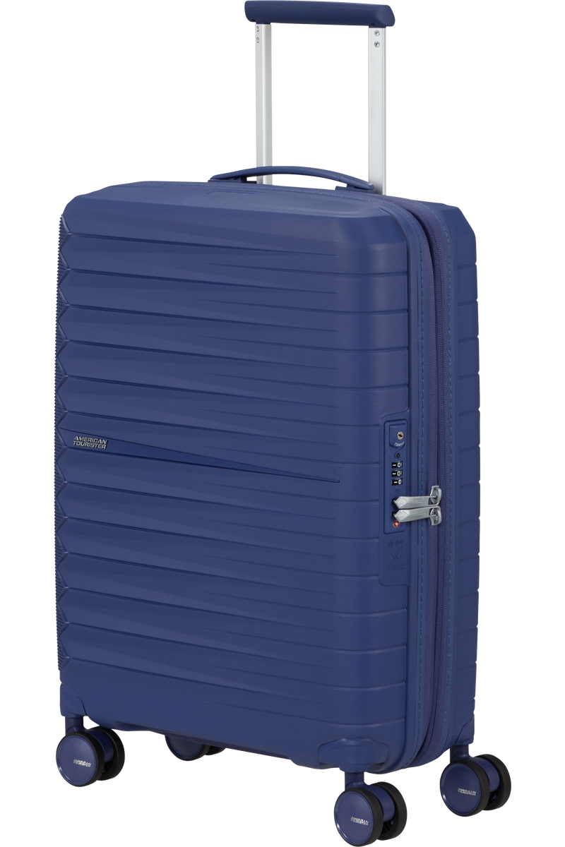 Valigia da Cabina Espandibile American Tourister Fastforward Spinner con TSA 55 cm Dusk Purple